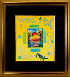 Peter Max „A Better World“ – signierte Mischtechnik auf Papier