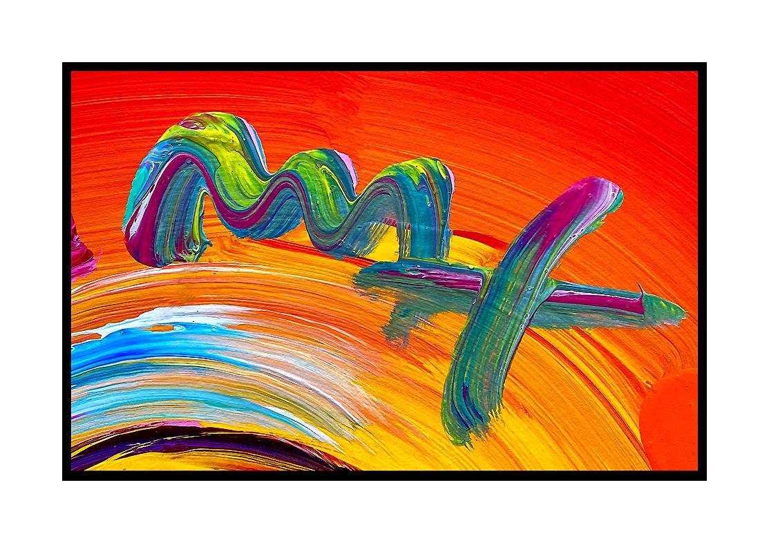 peter max heart paintings