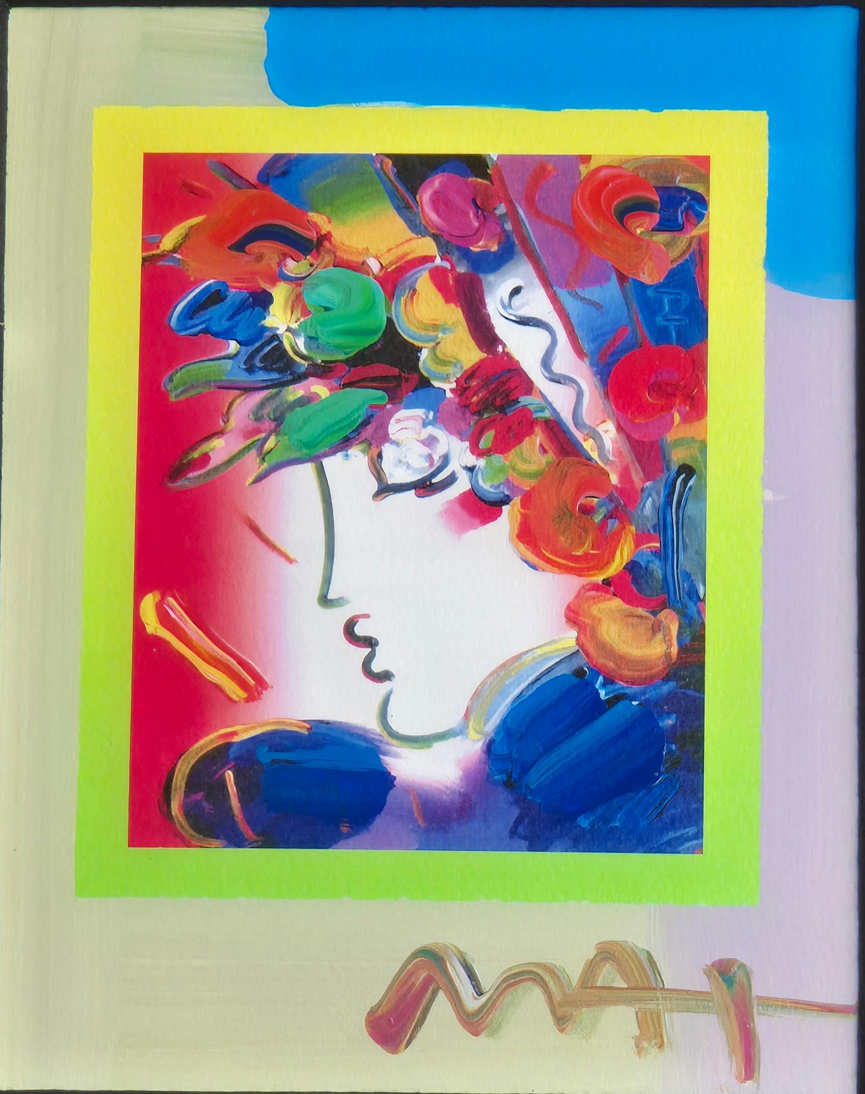 Peter Max - Errötende Schönheit