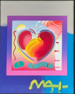 Peter Max -- Heart on Blends