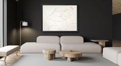 Peter Max Large 38x50 Original Lady with Hat Signed 1982 Ink on Paper