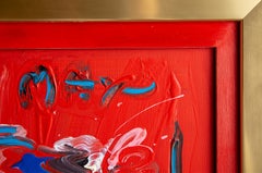 Peter Max Original Acrylic on Canvas Painting Roseville in Maui Contemporary Art