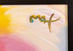 Peter Max Statue of Liberty Signed Large 48x24 Inch Original Painting on Canvas