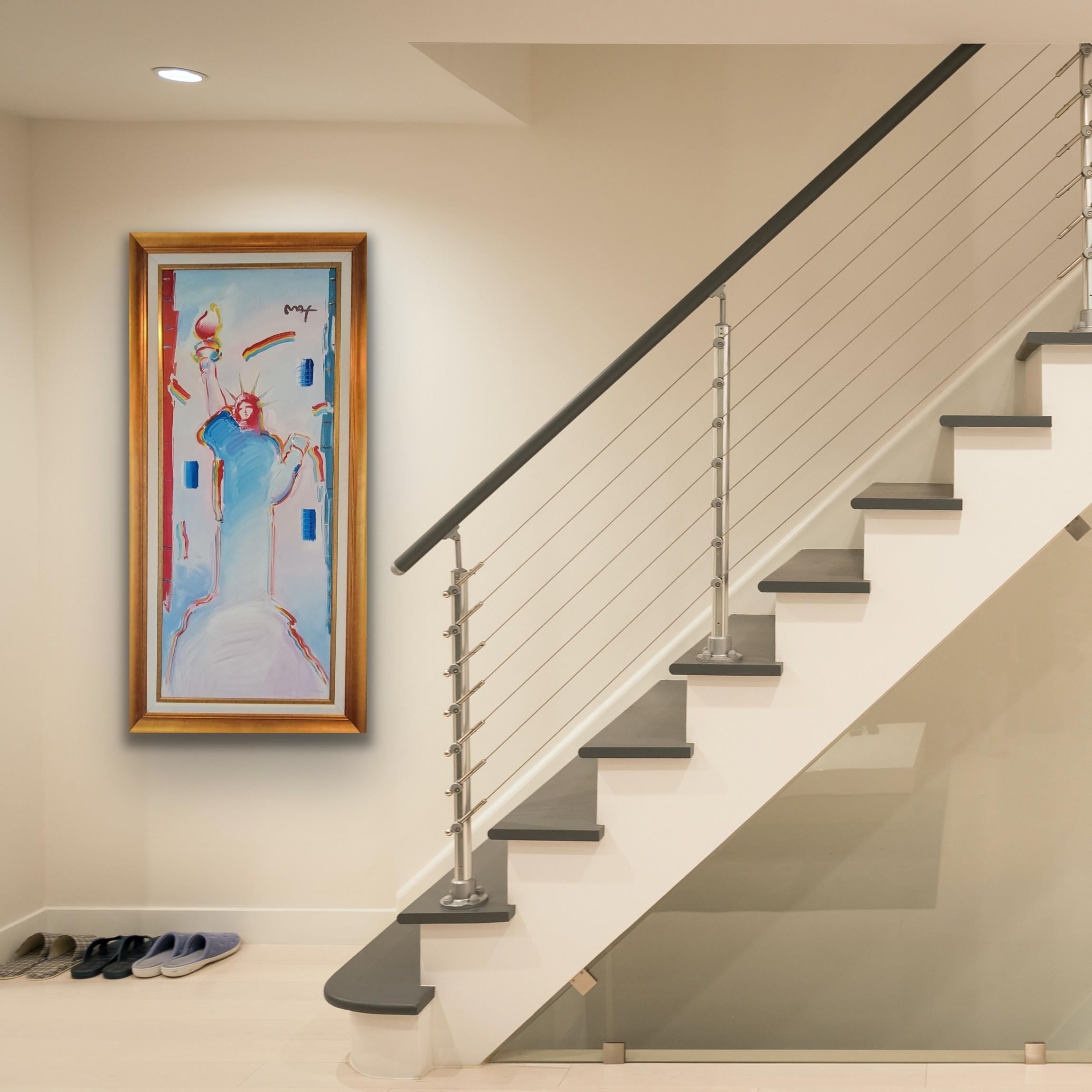 Peter Max Statue of Liberty Ver. II #2, 2007, Sunning in Person, 75 x 30 9