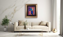 Peter Max United We Stand II 2005 Signed Unique Mixed Media Variation