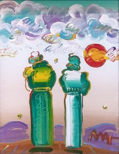 Sage (custom framed original painting on canvas)