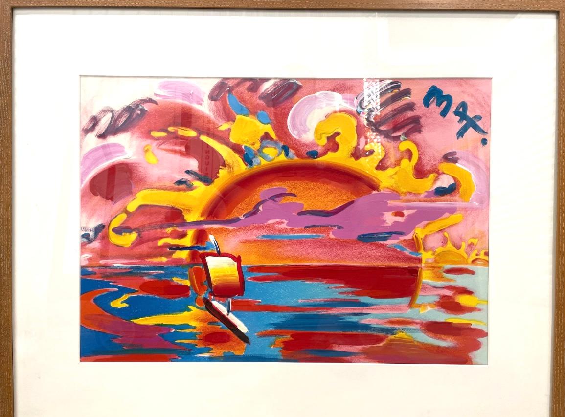 vue solaire - Painting de Peter Max