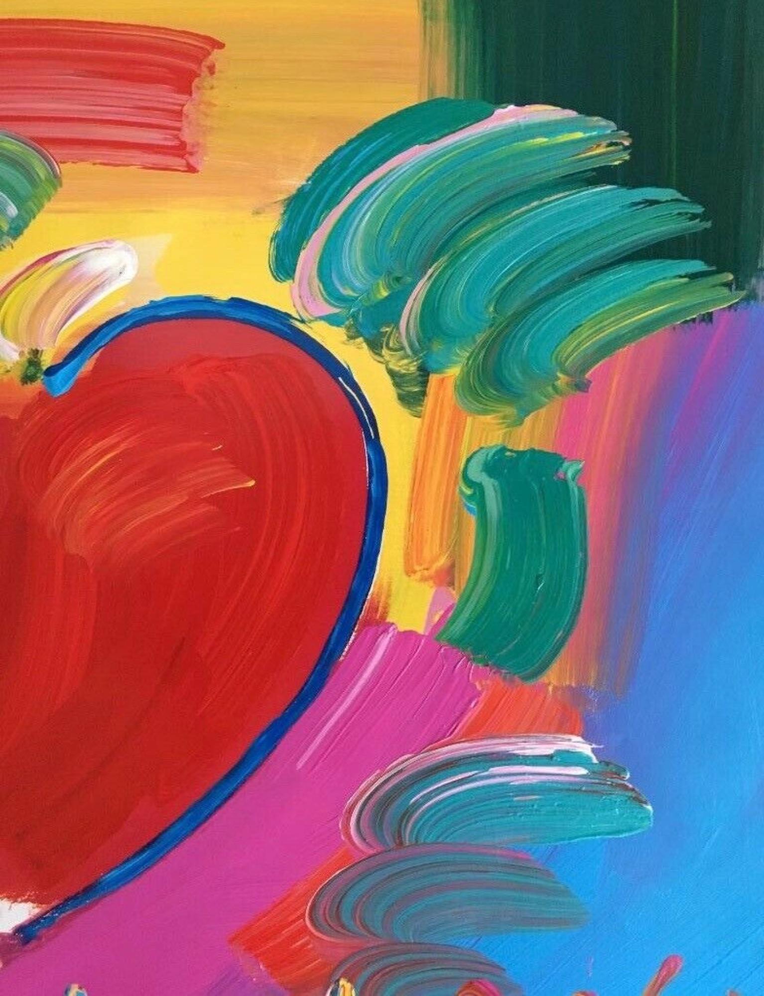 Two Hearts As One - Pop Art Painting by Peter Max