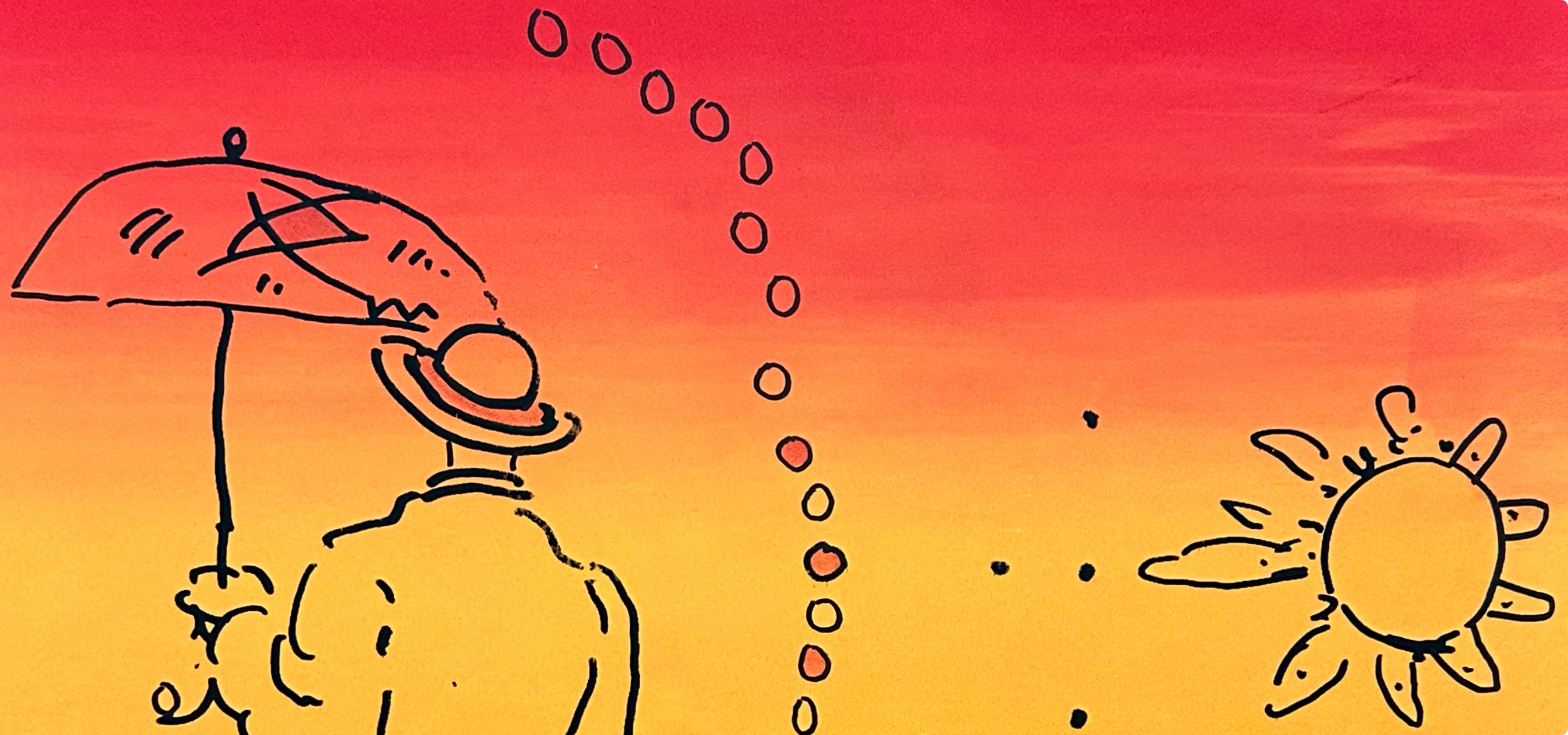 Schirmmantelmann, Peter Max im Angebot 1