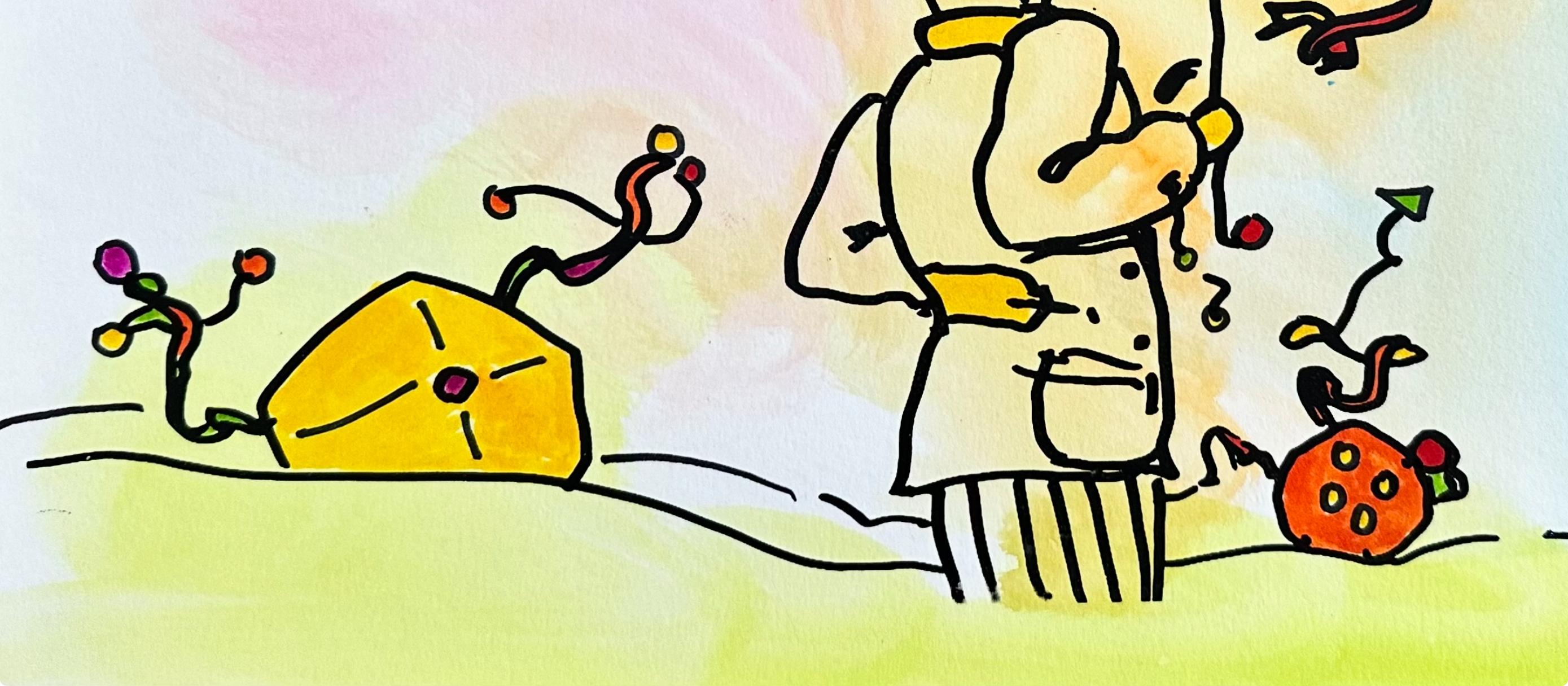Schirmmantelmann, Peter Max im Angebot 3