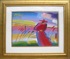 Walking in Reeds, Painting by Peter Max