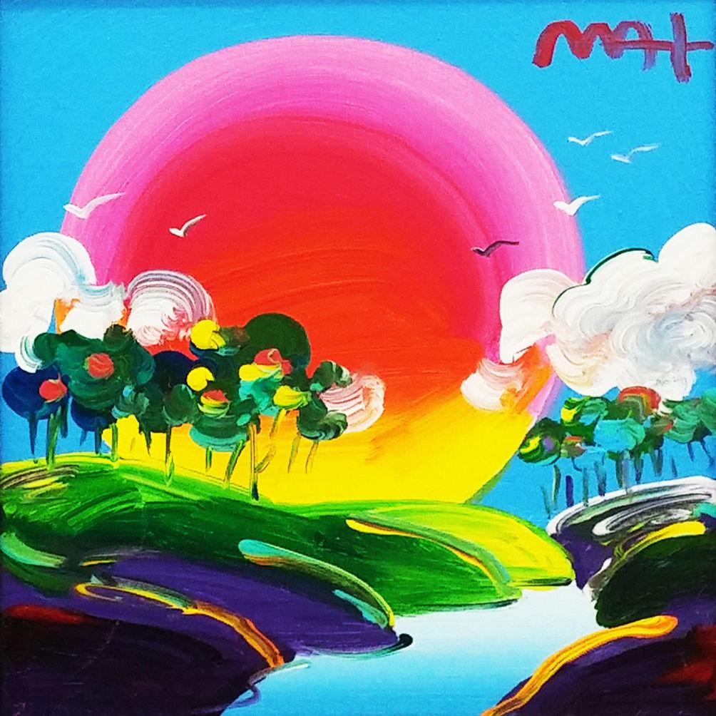 WITHOUT BORDERS - Painting by Peter Max