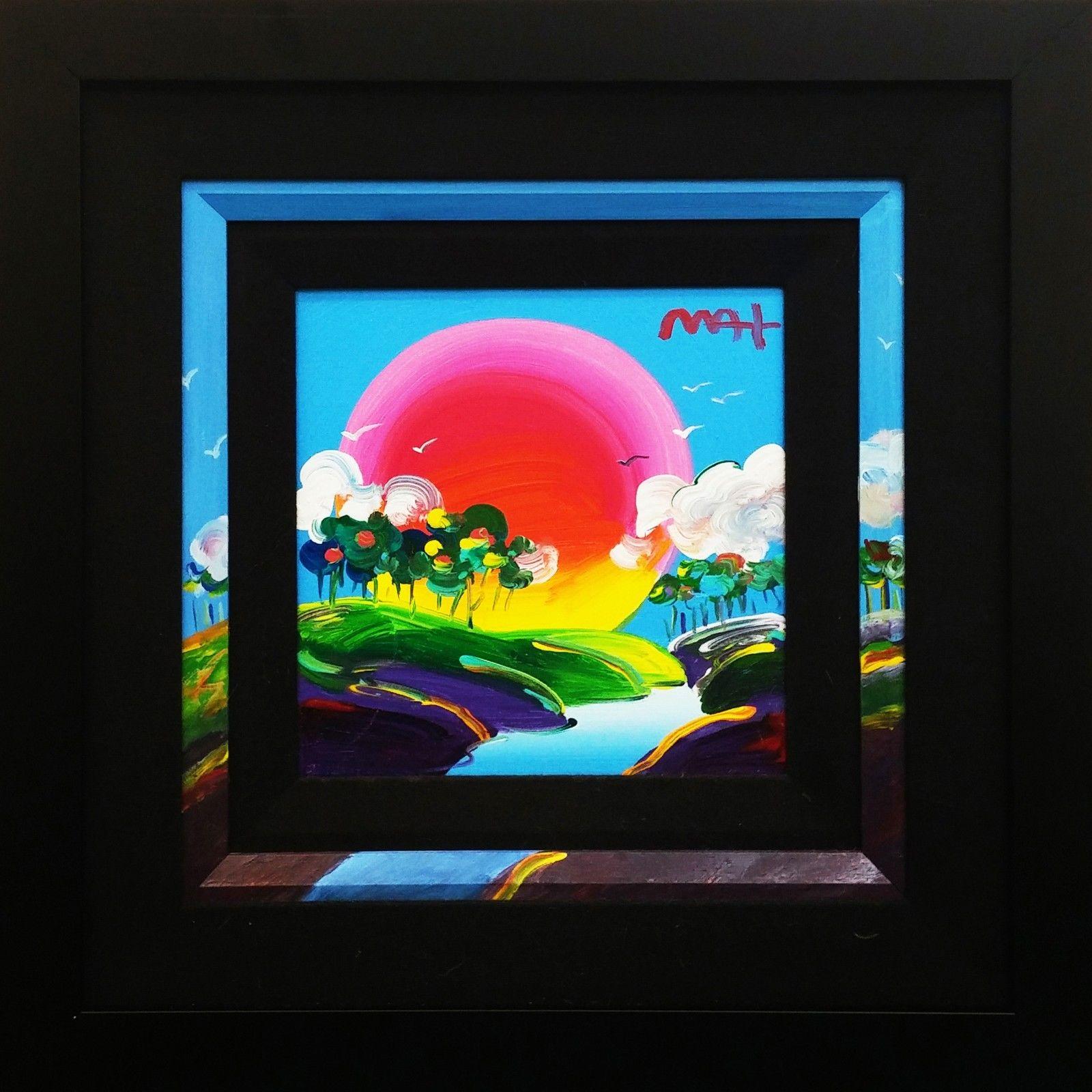 Peter Max Landscape Painting - WITHOUT BORDERS