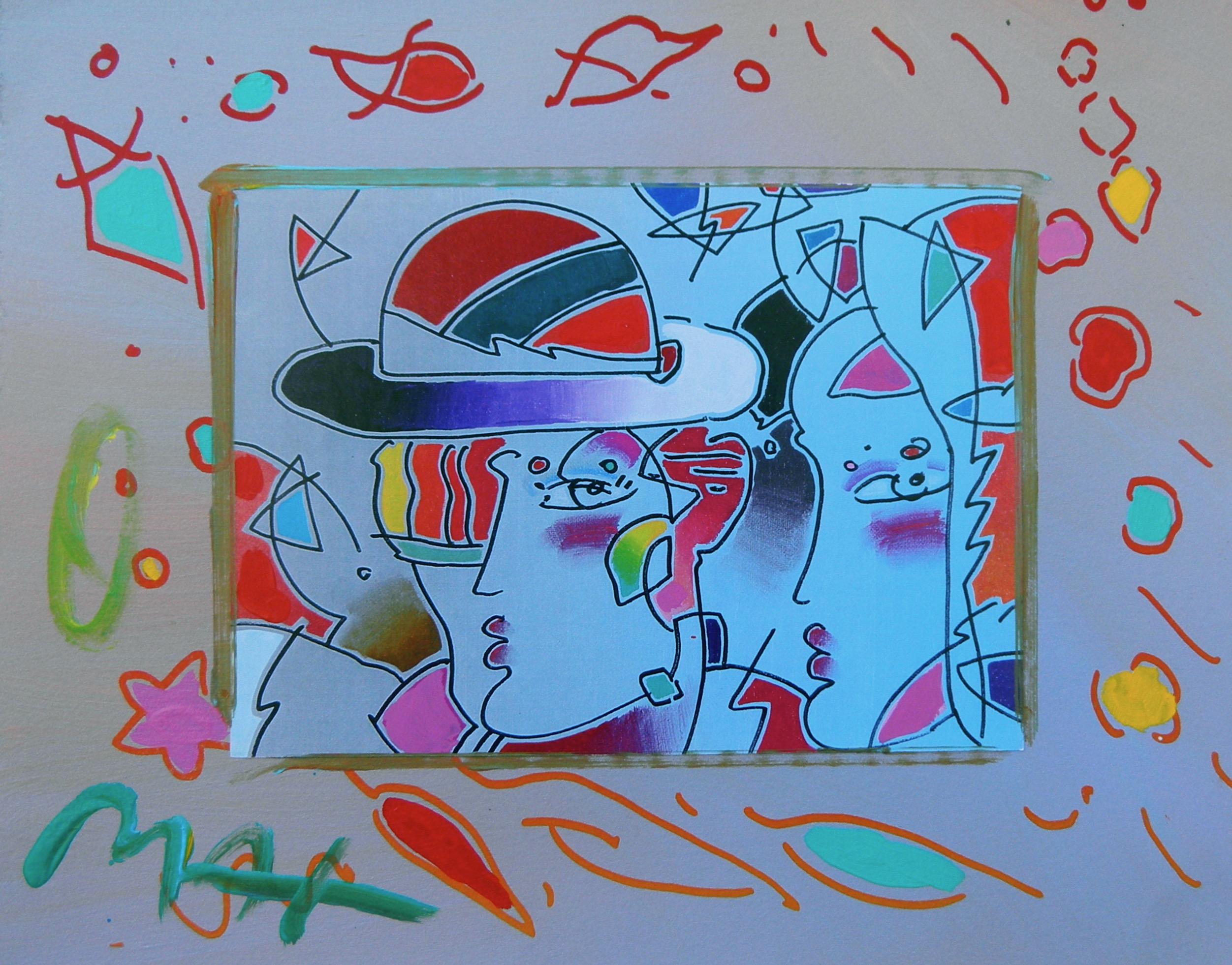 Acrilico e litografia su carta vélin d'Arches. Formato carta: 8,5 x 10,5 pollici. Iscrizione: Firmato a mano, come emesso. Note: Pubblicato, stampato da Via Max, New York; dipinto da Peter Max, New York, 1997.

Peter Max (1937) è un artista