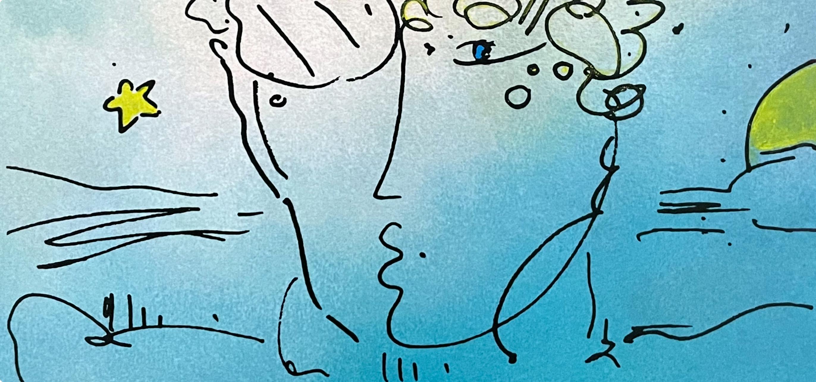 Zero Mann/Frau Profil, Peter Max im Angebot 3