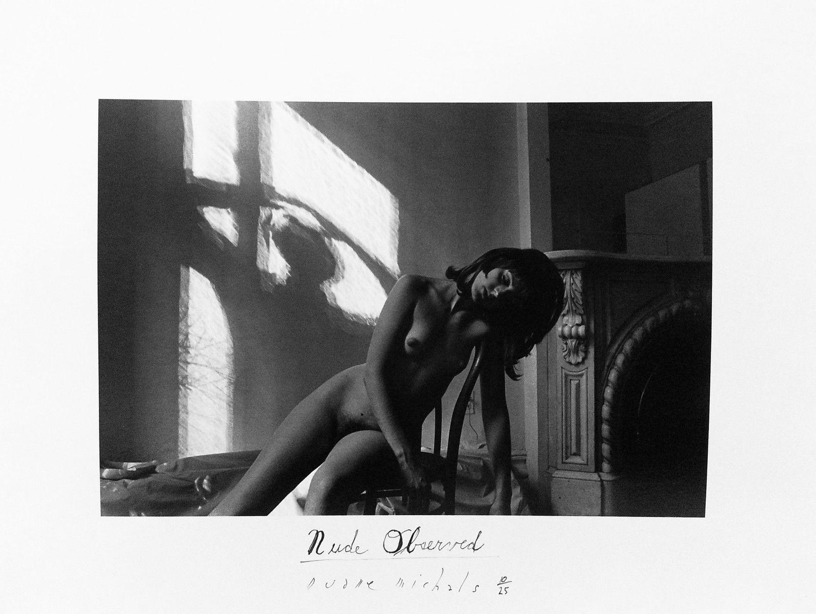 NUDE OBSERVED - Photograph by Duane Michals