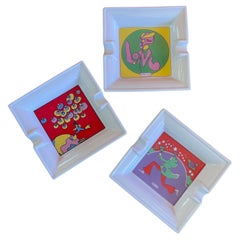 Aschenbecher aus Keramik von Iroquois, Max Pop Art