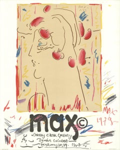 Lithographie française multicolore « Cherry Creek Gallery » de Peter Max, 1979