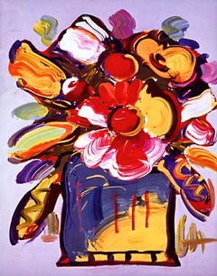 Fleurs abstraites II, Peter Max