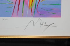 "Angel with Heart" Abstract Serigraph Print Edition 461 of 495