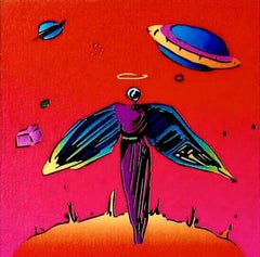 Angel and Saturn, Peter Max