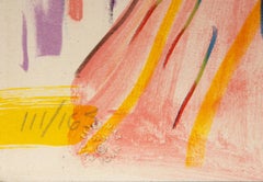 At The Picture, lithographie pop art coloriée à la main par Peter Max