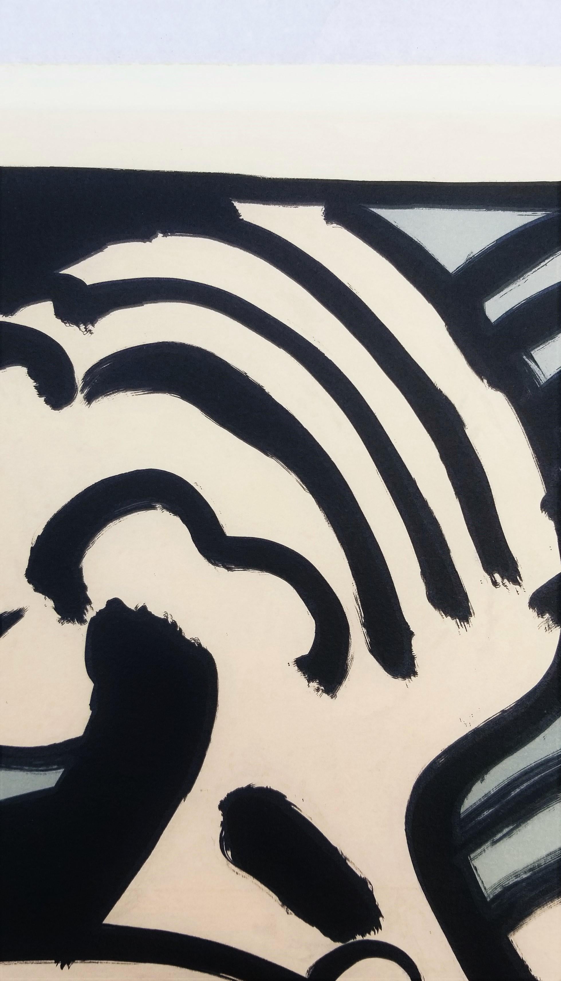 Homme aztèque /// Portrait de Peter Max Pop Art Fantaisie colorée Lithographie Modern Art en vente 9