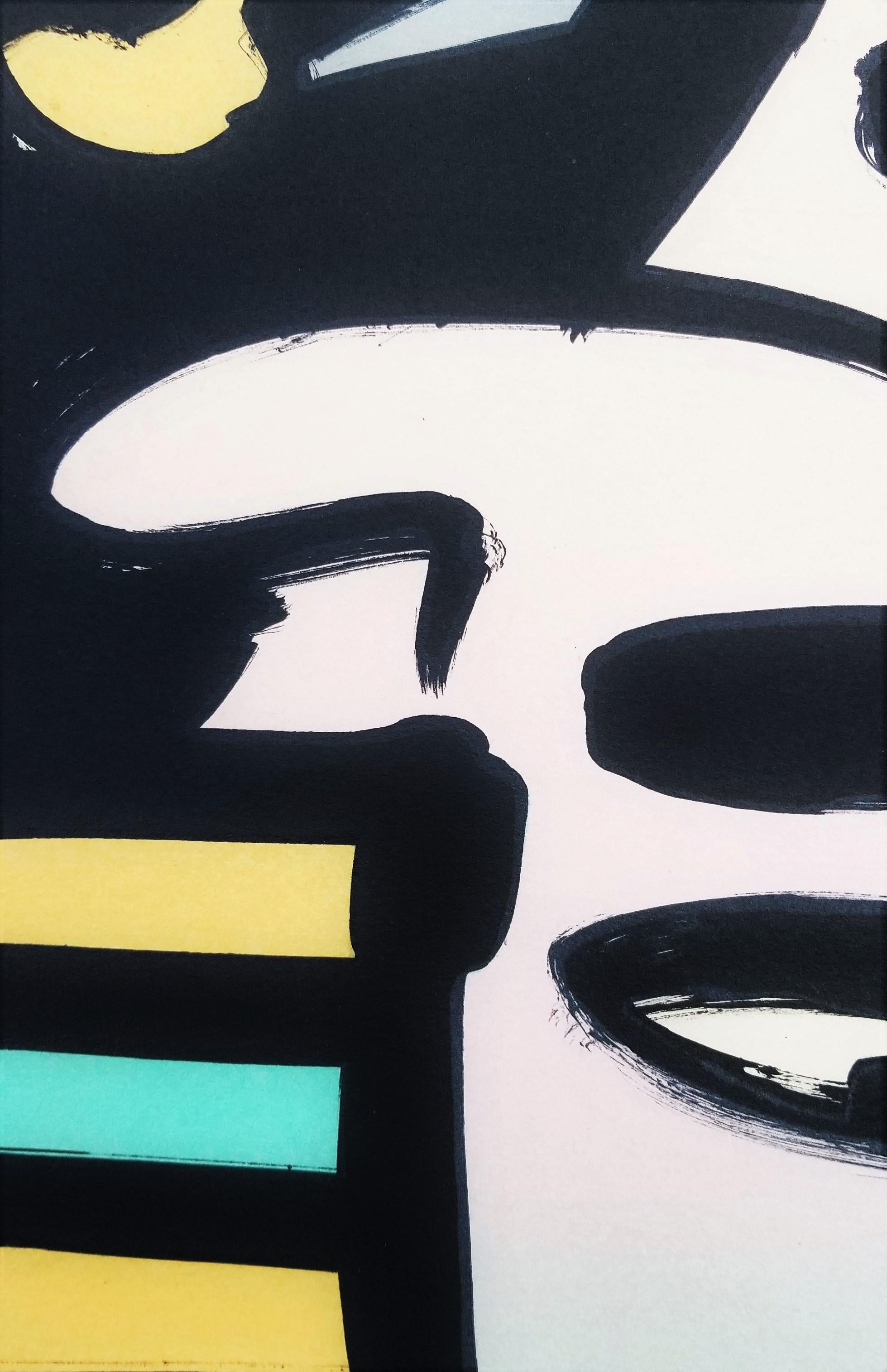 Homme aztèque /// Portrait de Peter Max Pop Art Fantaisie colorée Lithographie Modern Art en vente 11