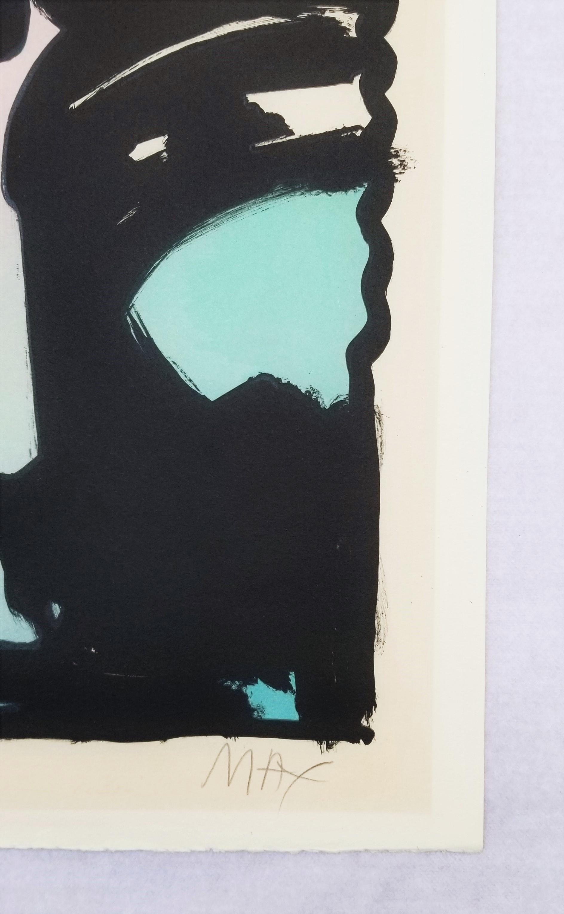 Homme aztèque /// Portrait de Peter Max Pop Art Fantaisie colorée Lithographie Modern Art en vente 6