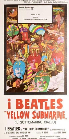Beatles Yellow Submarine Pop Art Poster, Peter Max