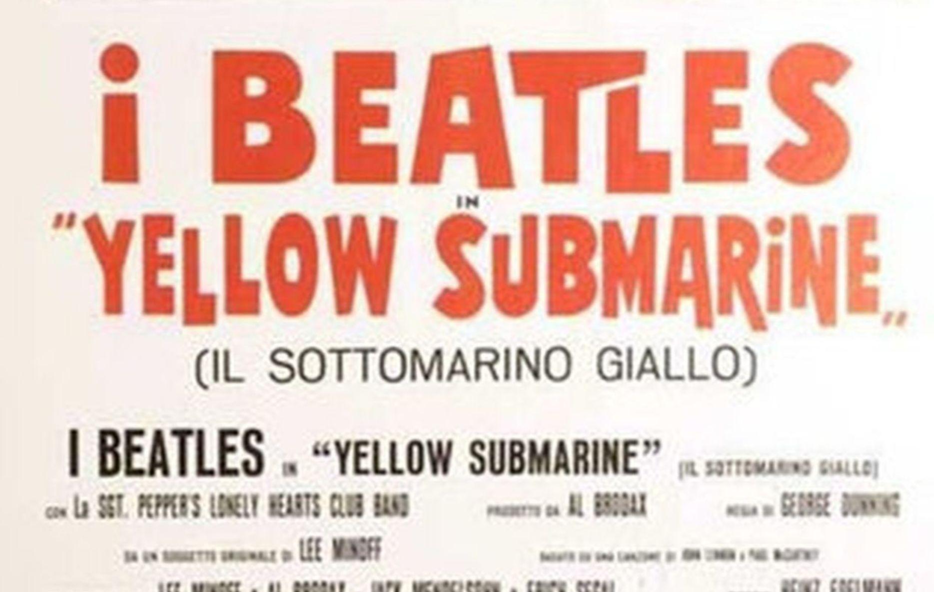 Beatles Yellow Submarine Pop Art Poster, Peter Max For Sale 2