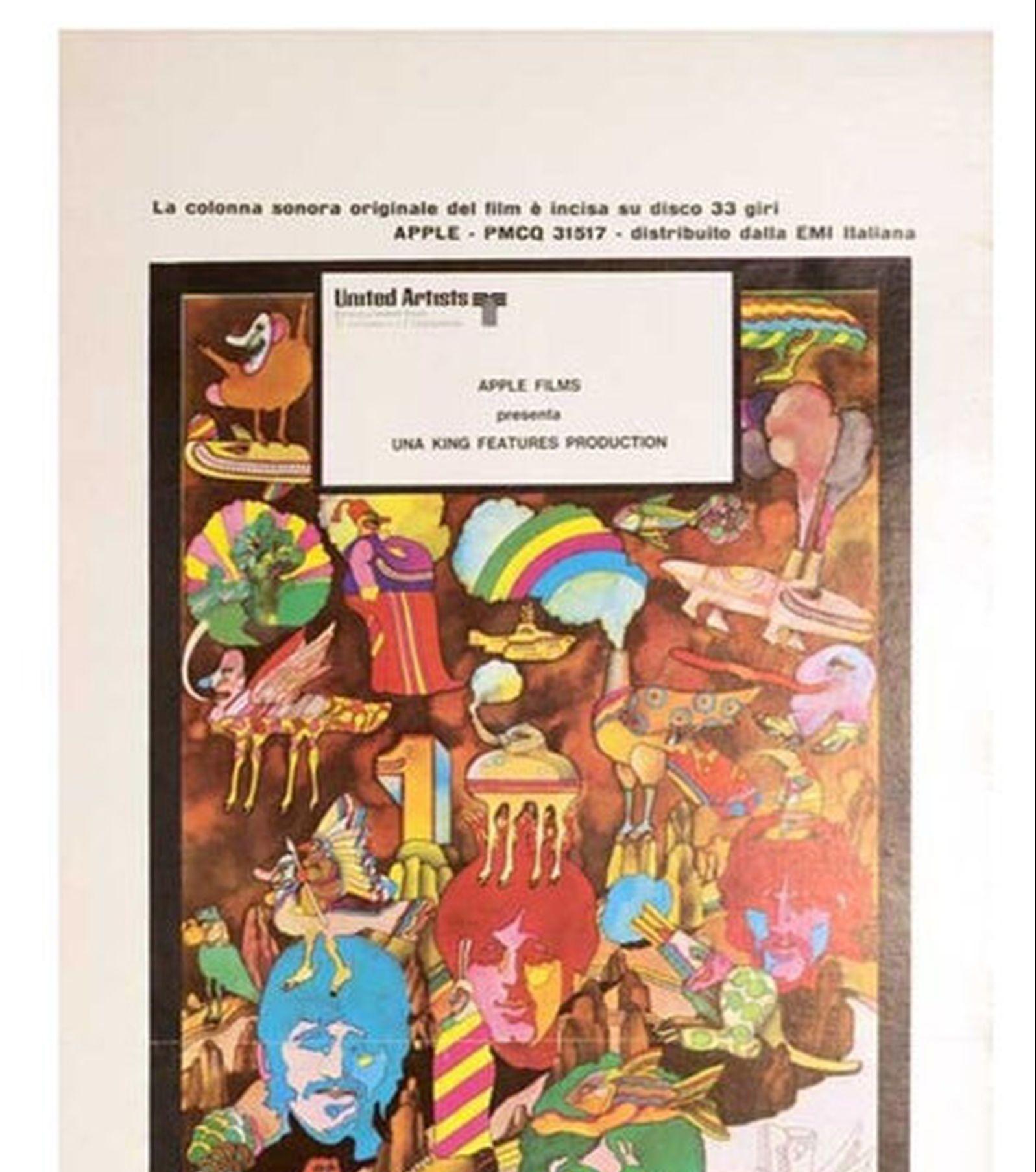 Beatles Yellow Submarine Pop Art Poster, Peter Max For Sale 4