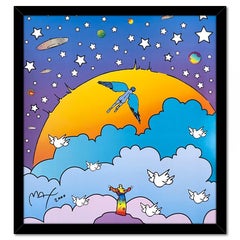 "Beginning of a New Age" Framed Hand Signed Offset Lithograph