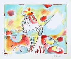 Composition Red & Green, Peter Max