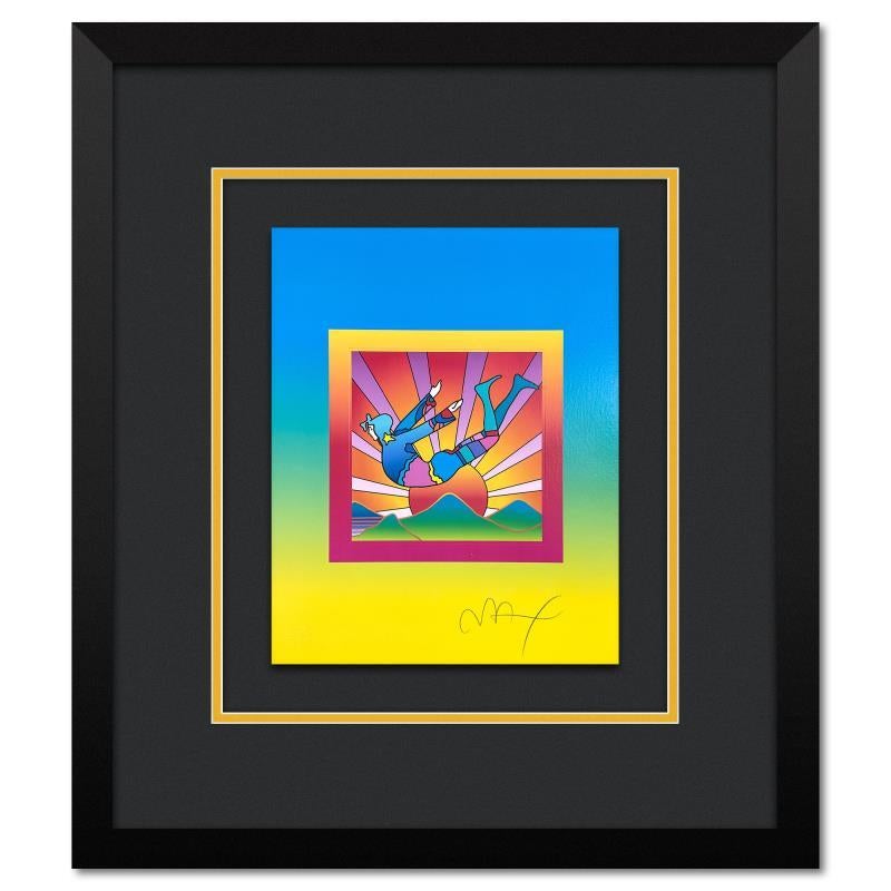 Peter Max Print - "Cosmic Flyer" Framed Limited Edition Lithograph
