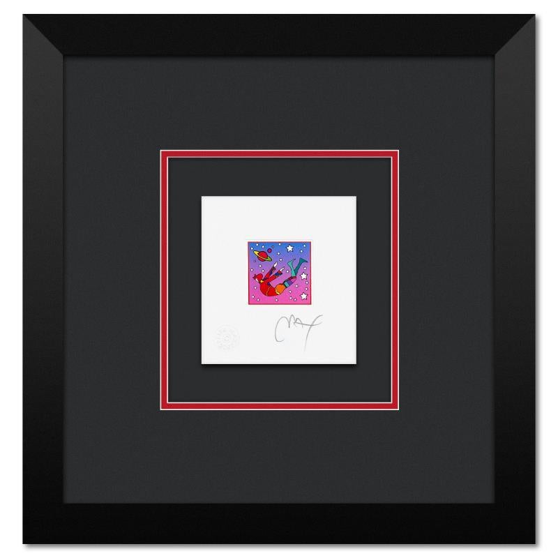 Peter Max Print - "Cosmic Flyer in Space" Framed Limited Edition Lithograph
