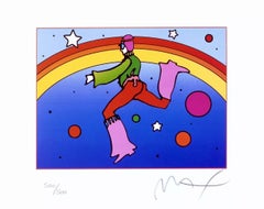 Cosmic Jumper, Detail II, Peter Max