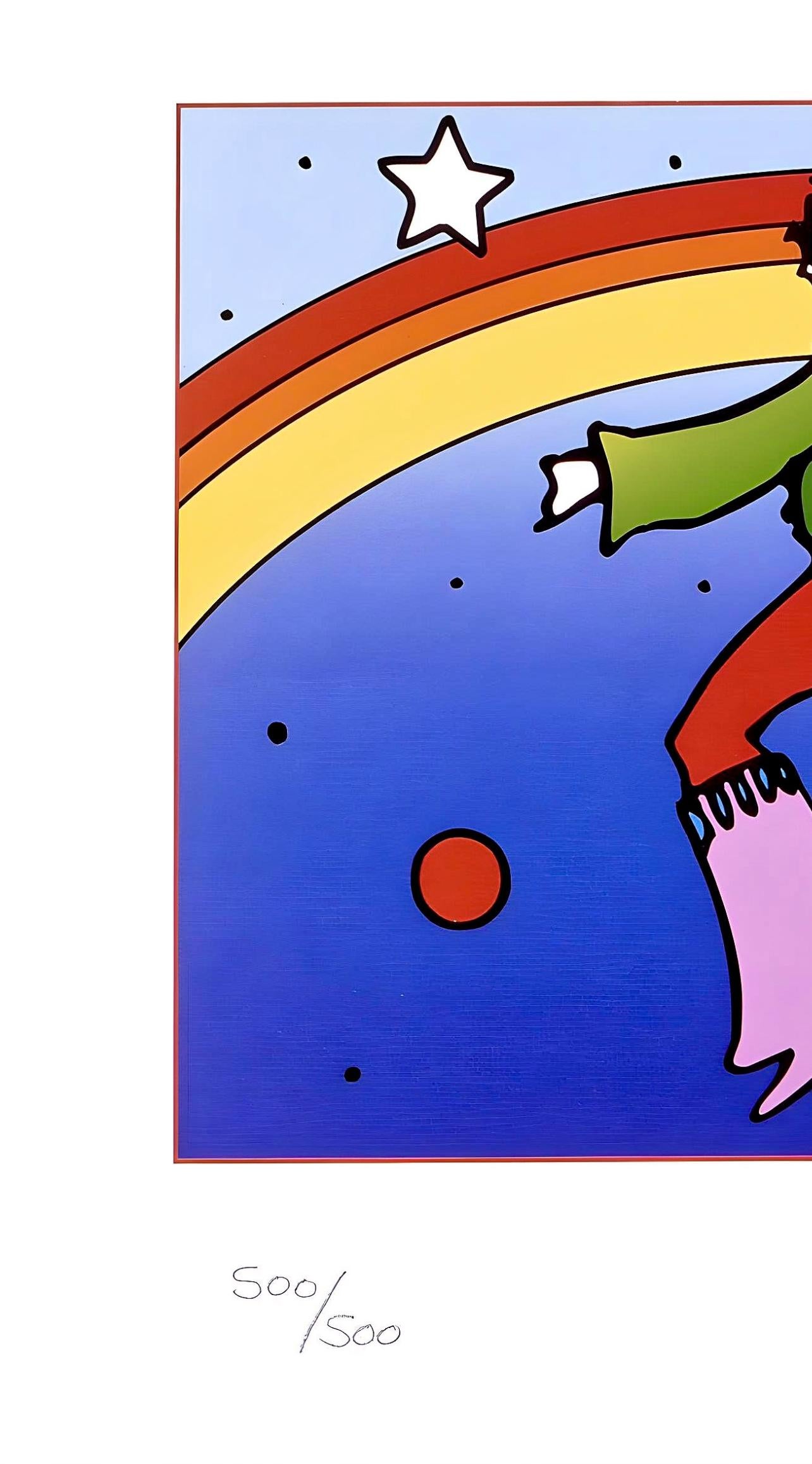 Cosmic Jumper, Detail II, Peter Max For Sale 3