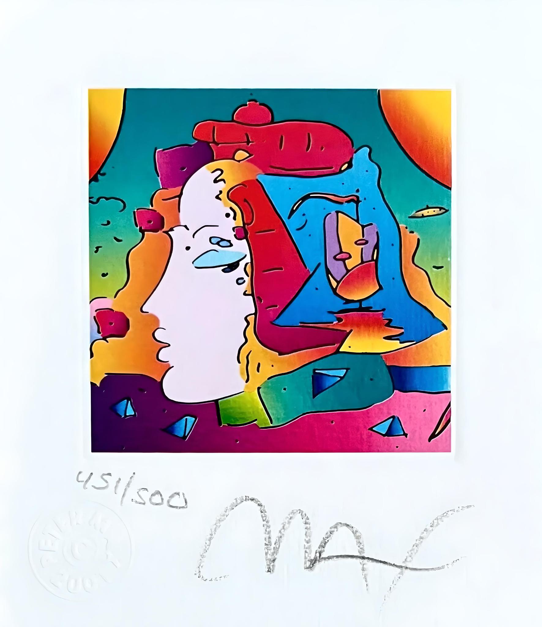 Cosmic Profile, Peter Max For Sale 1