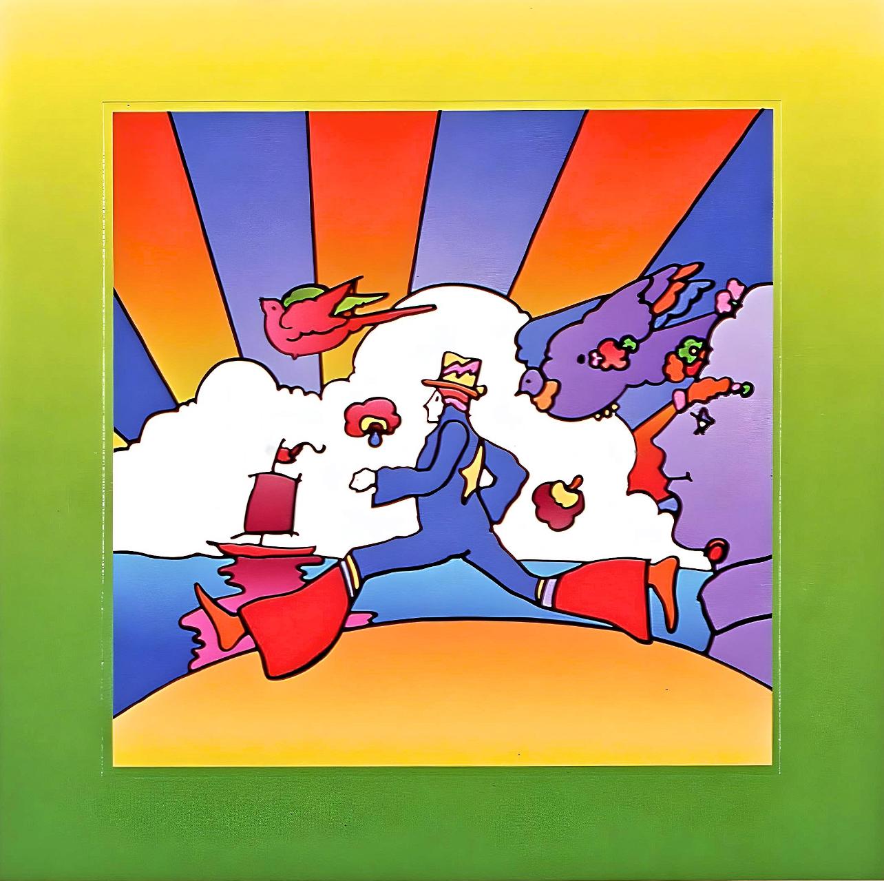 Cosmic Runner on Blends, Peter Max For Sale 1