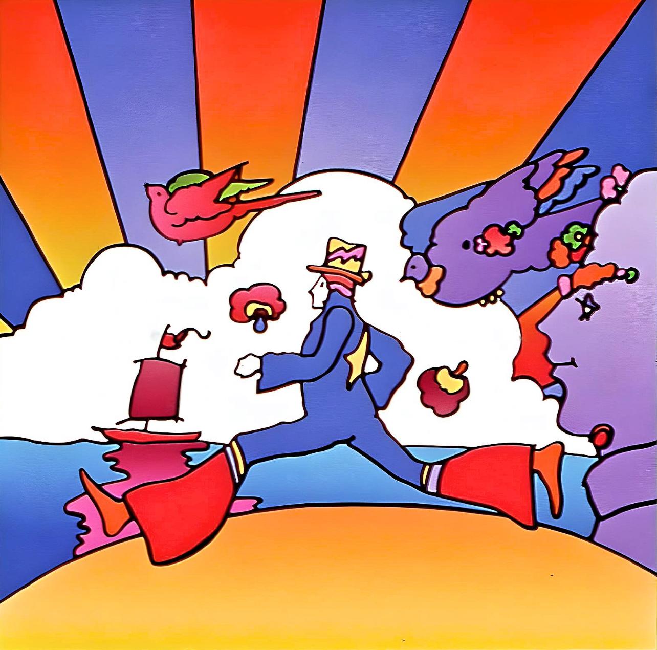 Cosmic Runner on Blends, Peter Max For Sale 2