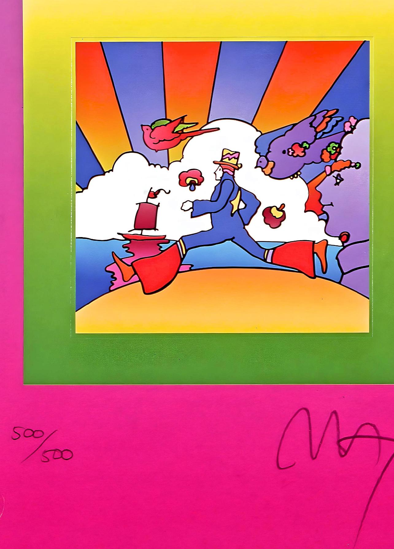 Cosmic Runner on Blends, Peter Max For Sale 3