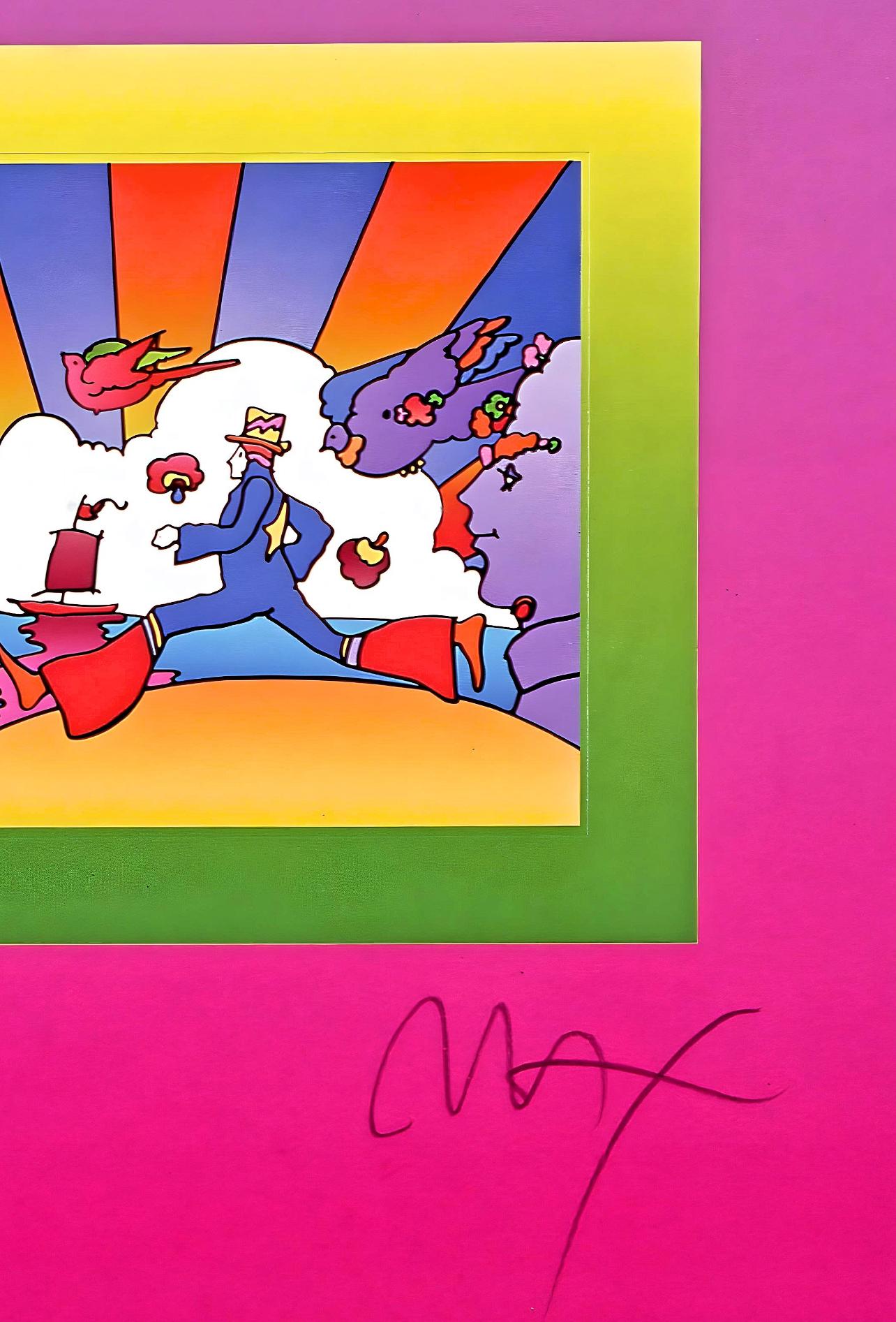 Cosmic Runner on Blends, Peter Max For Sale 4