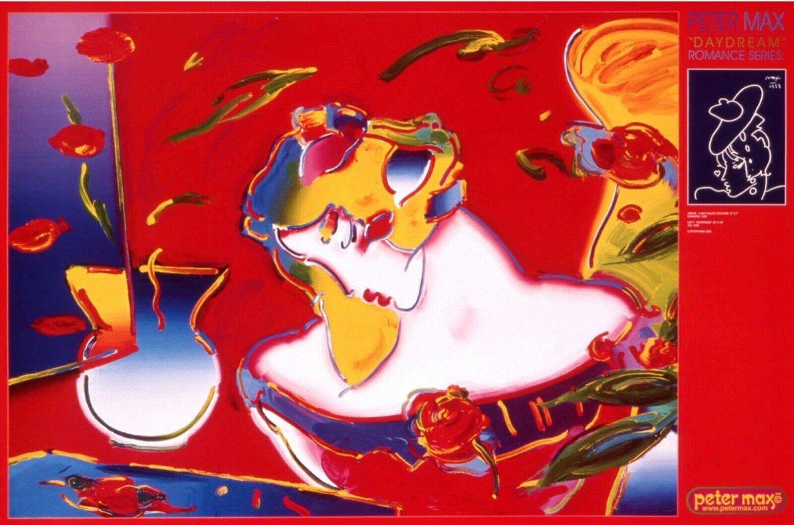 Peter Max Figurative Print - Day Dream: Romance Series - SIGNED