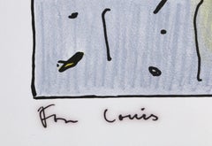 Daydreaming, Psychedelic Art Lithograph by Peter Max