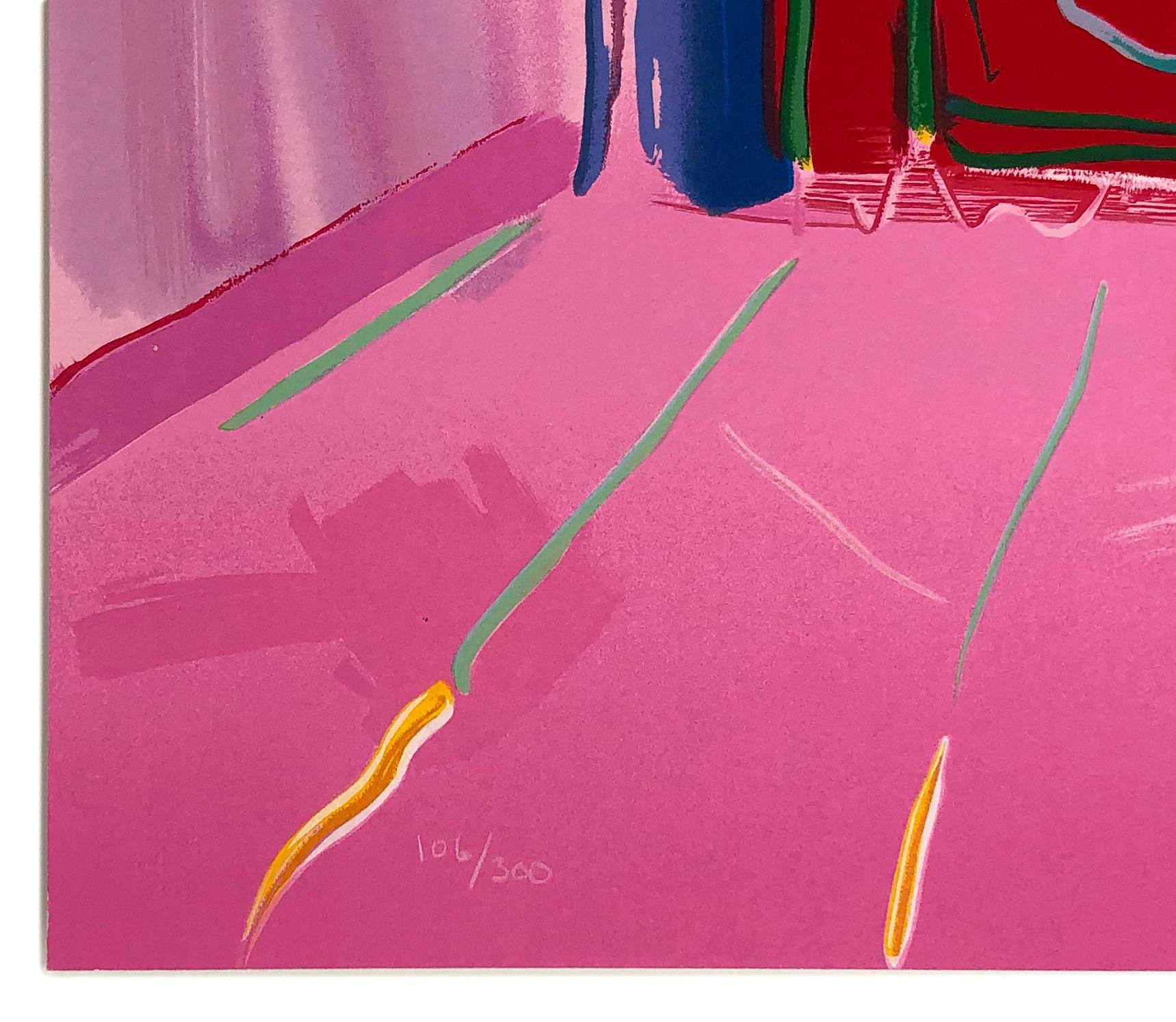 Dega & Woman (large hand signed serigraph) - Print by Peter Max