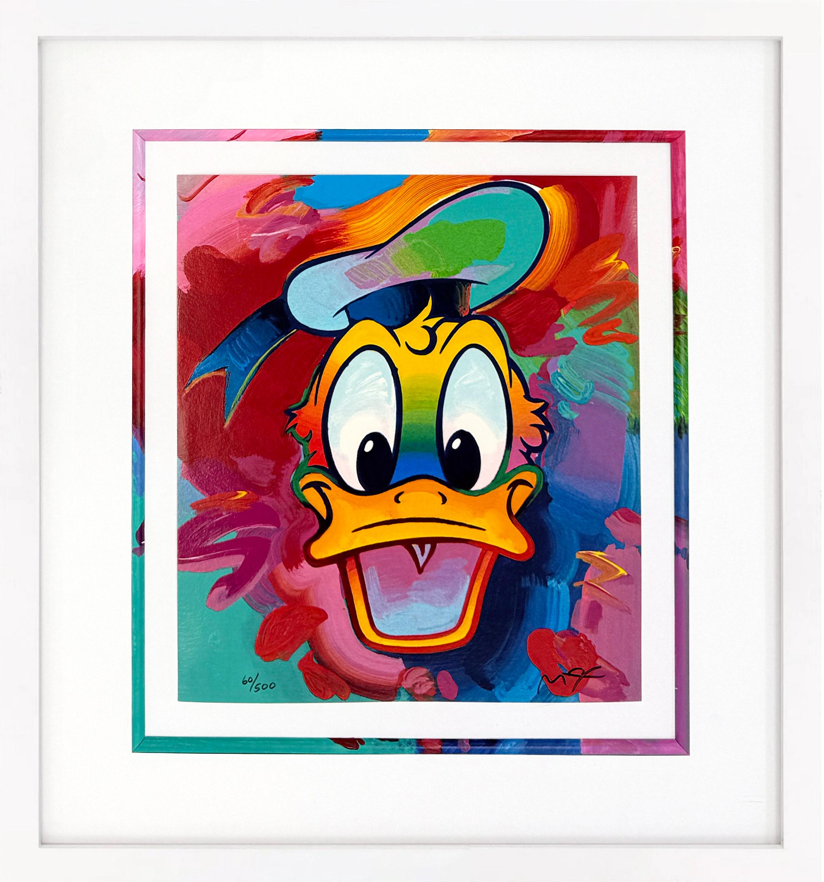 Disney : Donald Duck (sérigraphie encadrée et signée à la main)