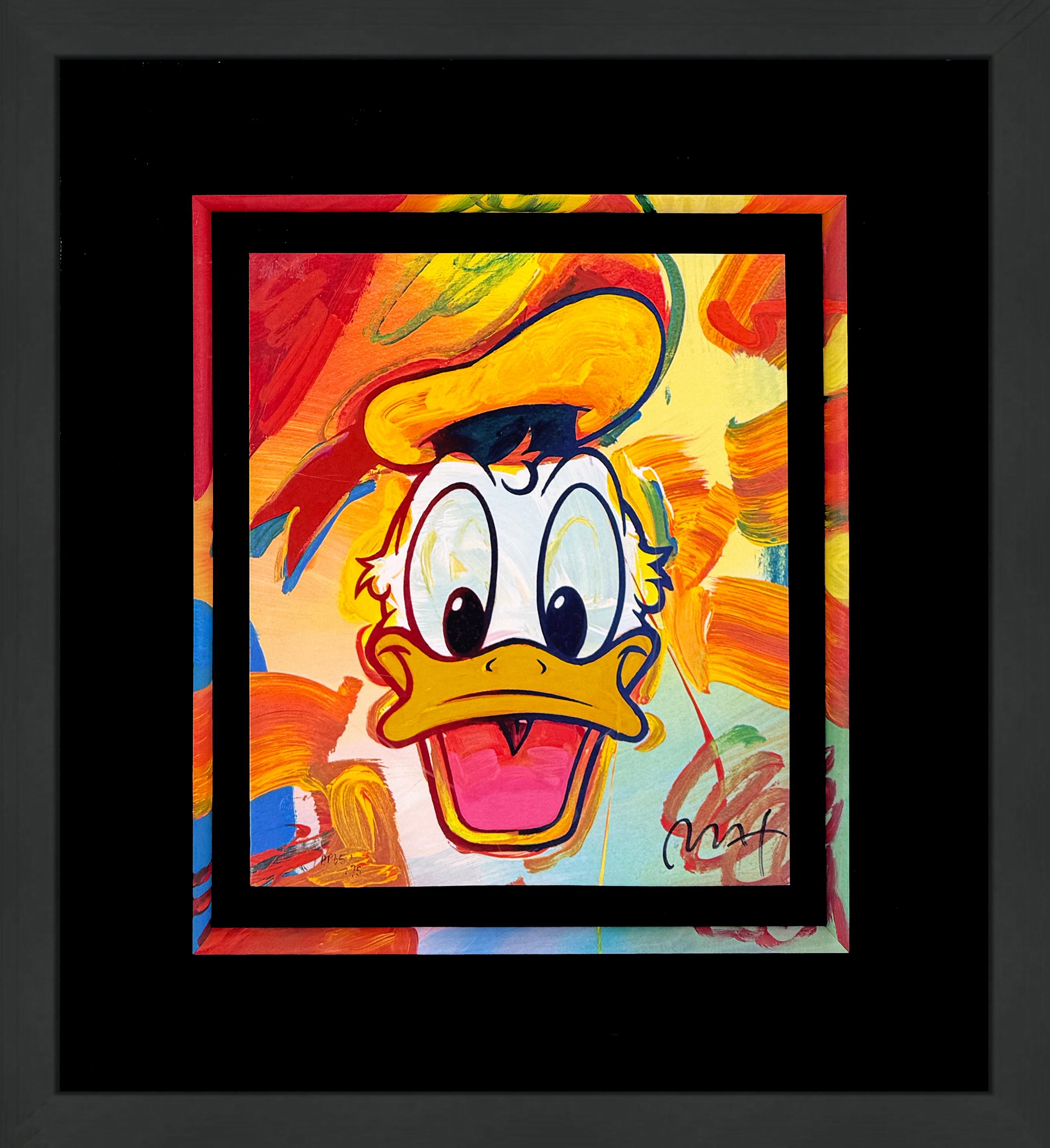 Disney : Donald Duck (sérigraphie encadrée et signée à la main)