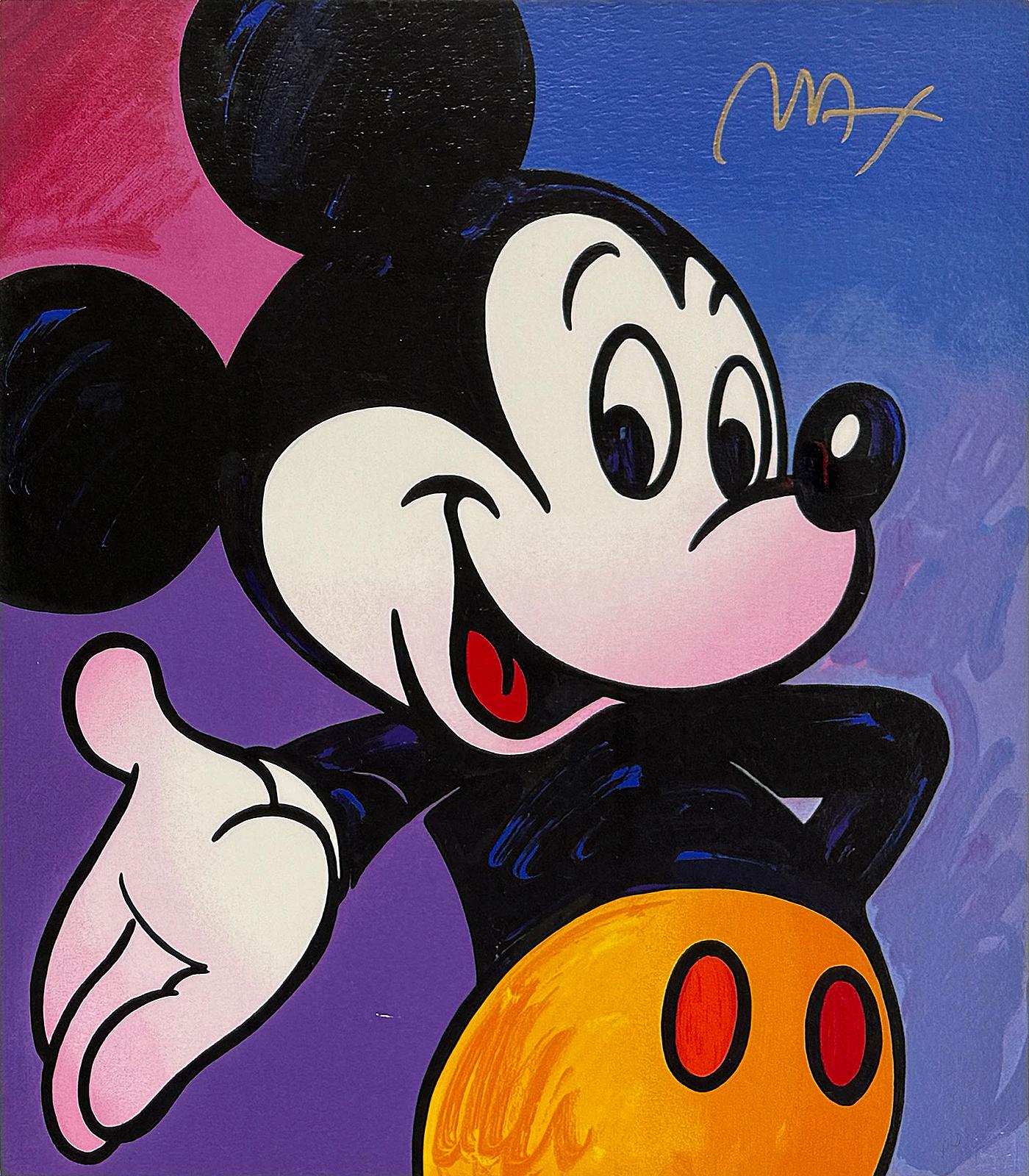 Disney: Mickey Mouse Suite (handsignierter Satz von 4 Serigraphien) – Print von Peter Max