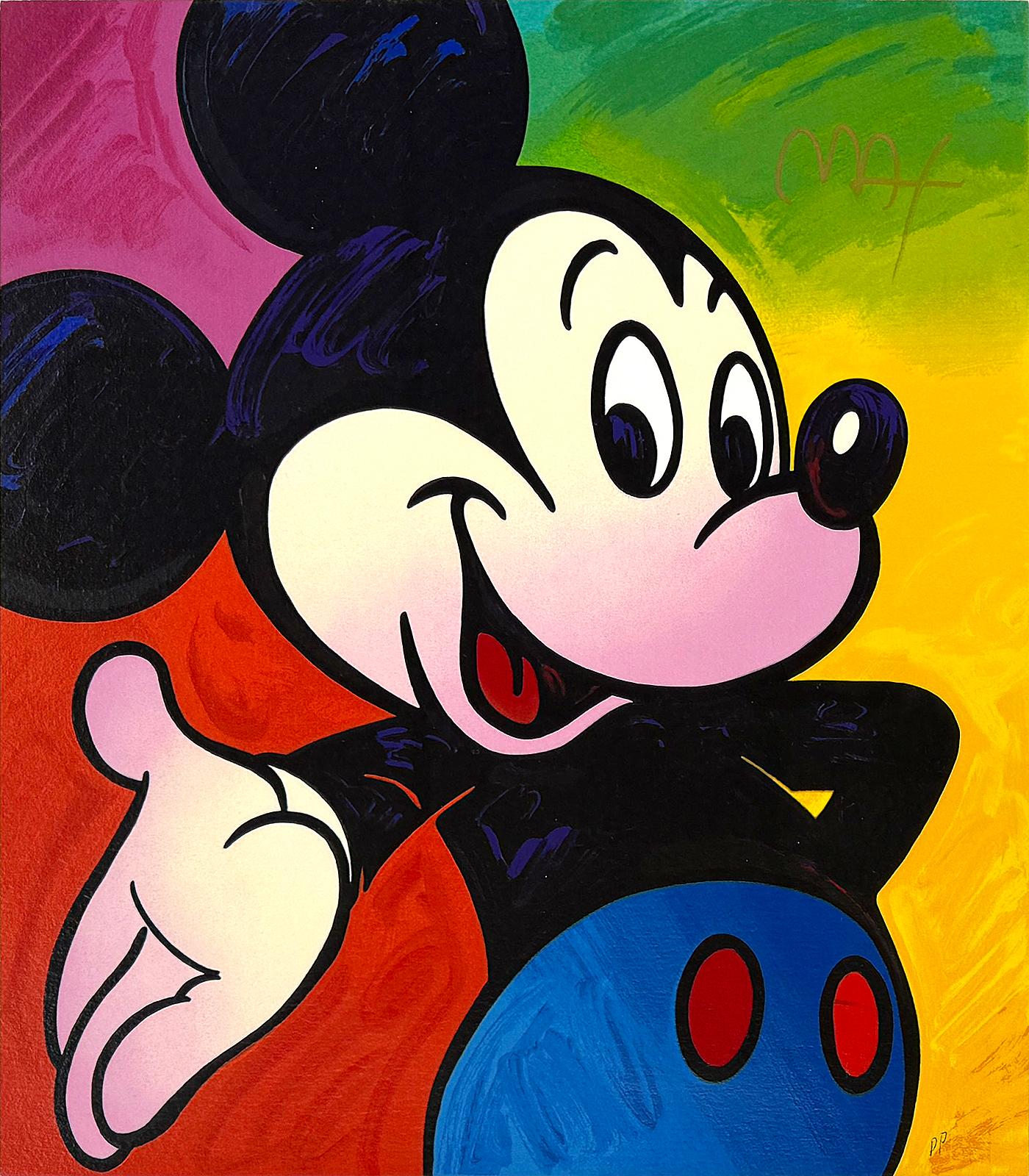 Disney: Mickey Mouse Suite (handsignierter Satz von 4 Serigraphien) (Pop-Art), Print, von Peter Max